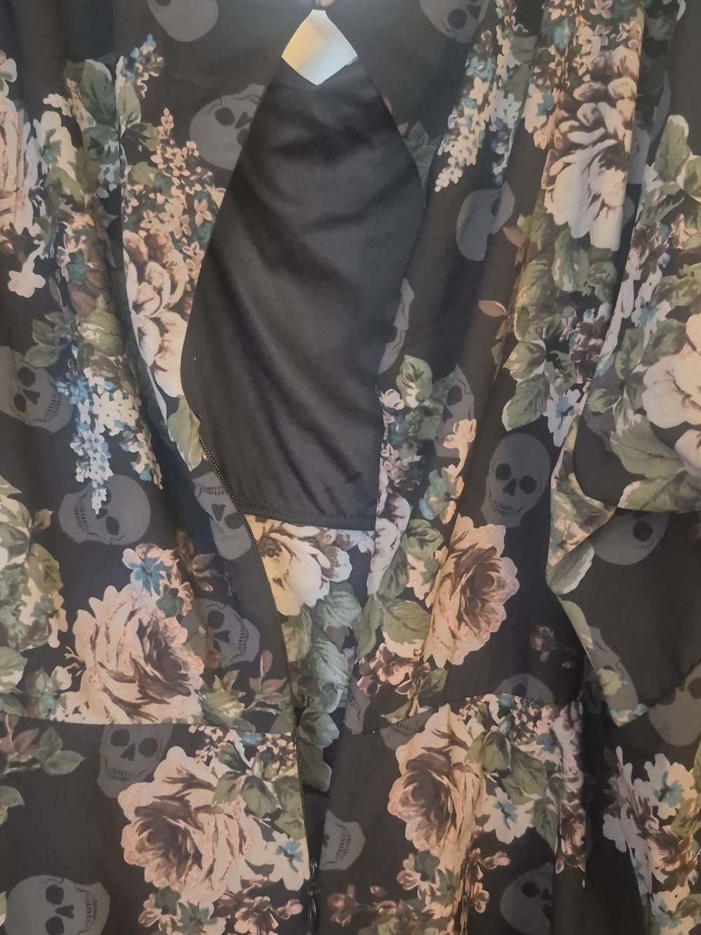 Torrid New With Tags Skull Floral Peplum Long Sleeve Top - 6X - Picture 4 of 9